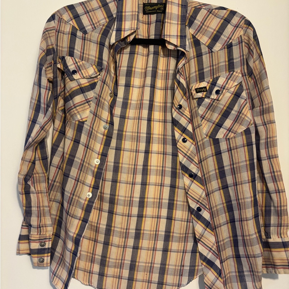 Wrangler Multicolor Plaid Shirt